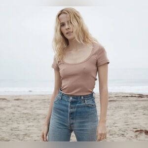 Doen Brigitte Tee in Tawny - XS